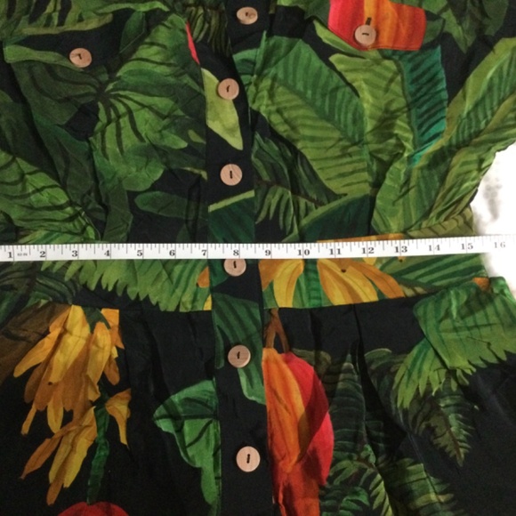 Farm Rio Cocoa Forest Jumpsuit w/ pockets NWT - Picture 15 of 16